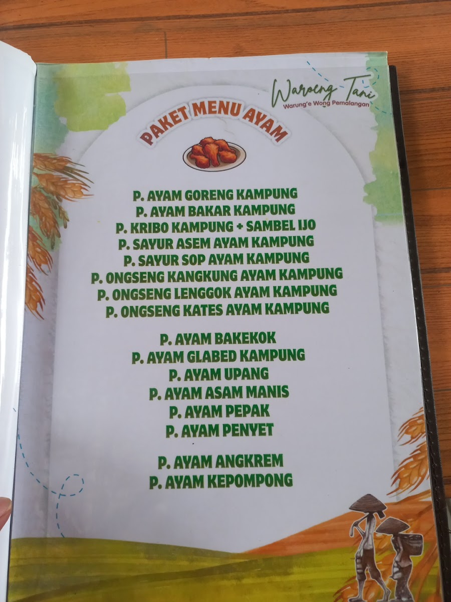 Menu Warung Tani-1
